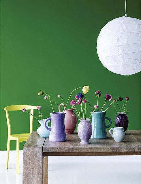 7 ideas de decoración de salas en verde