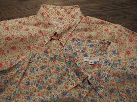 Engineered Garments Tab Collar Shirt Printed Floral
