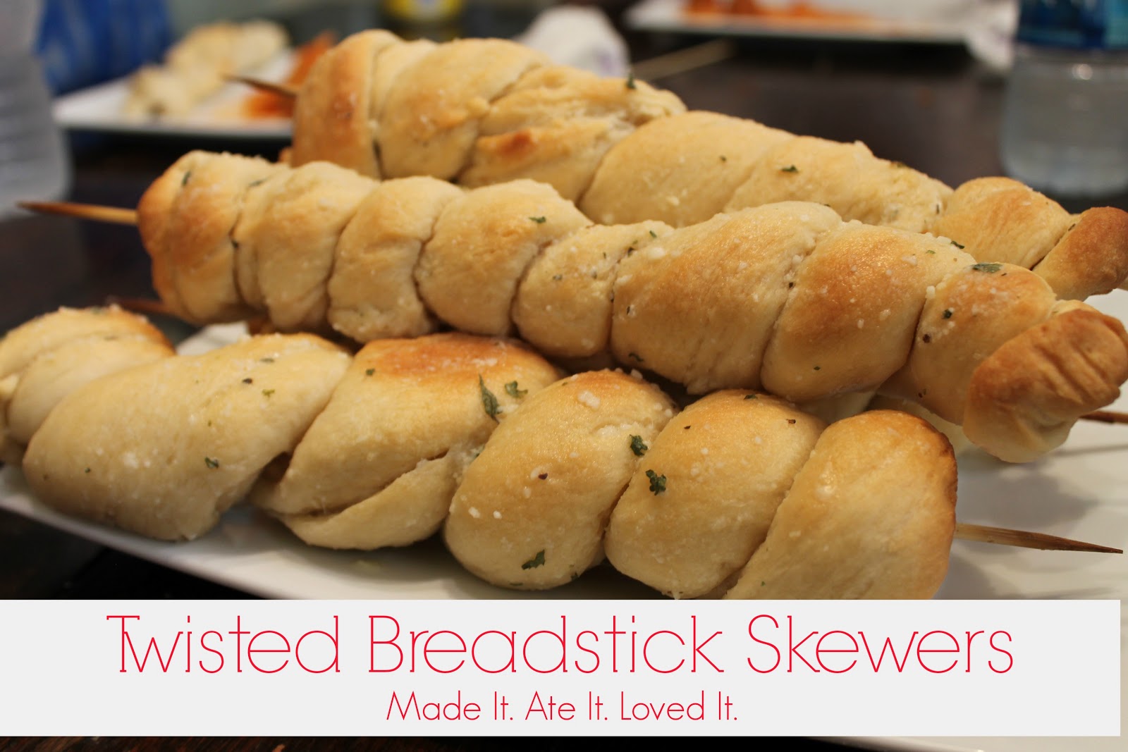 Twisted Breadstick Skewer Made It. Ate It. Loved It.