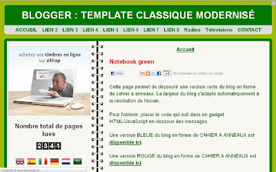 notebook green