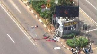 Jakarta berdarah karena bom .#bomsarinah #teroris