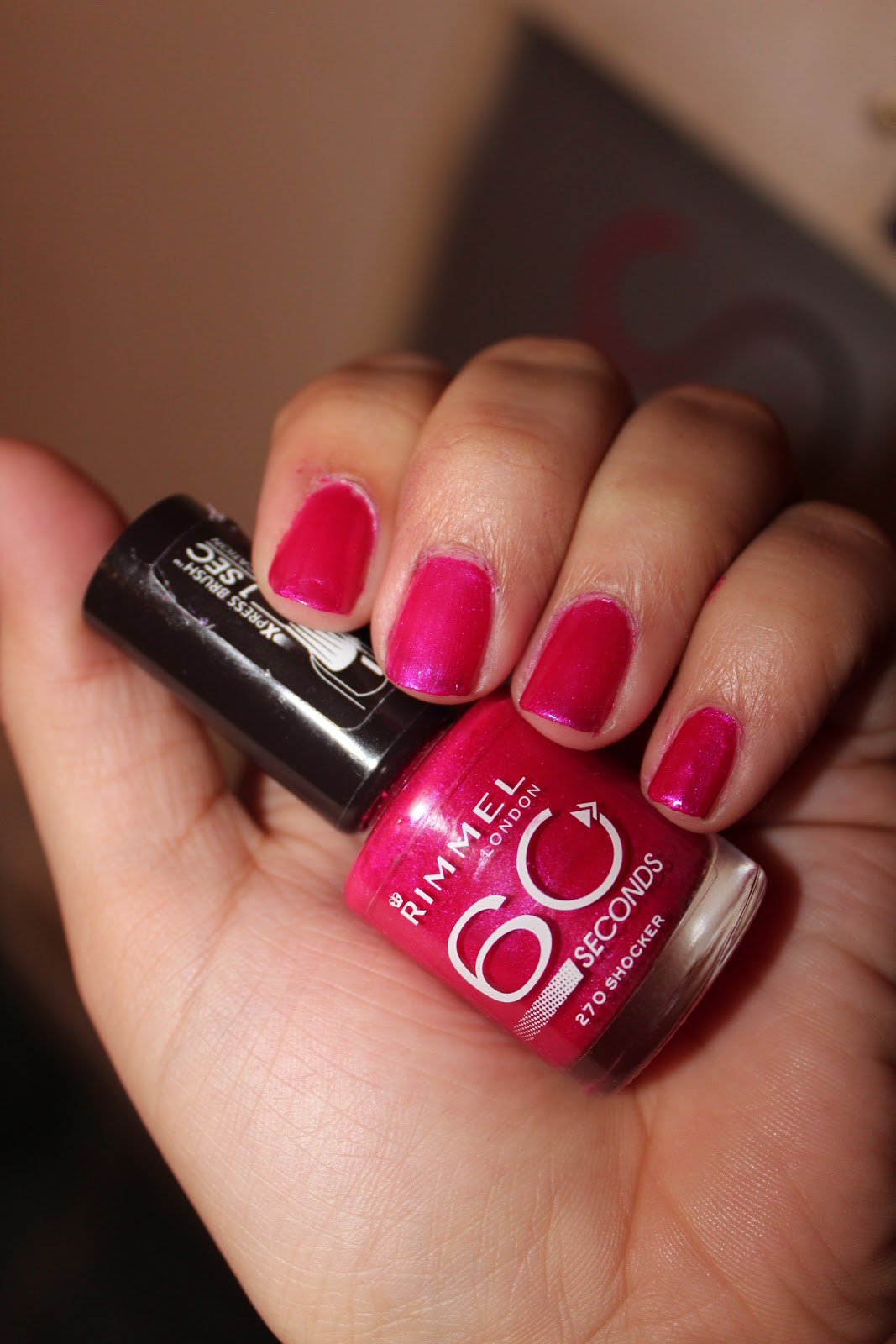 Rimmel London 60 Seconds Nail Polish in Shocker! 