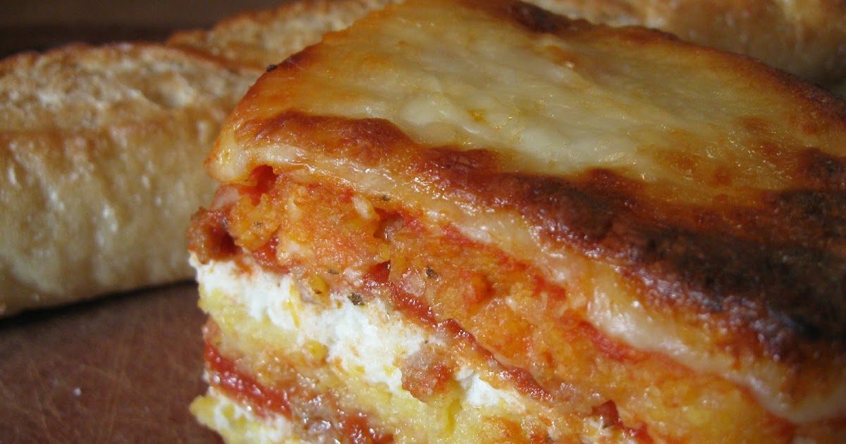 Jenny's Kitchen Improv polenta lasagna