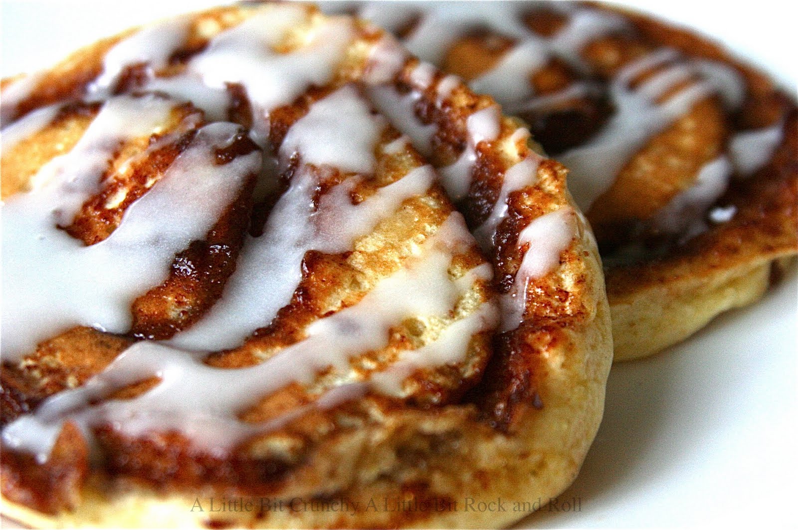 A Little Bit Crunchy A Little Bit Rock and Roll Cinnamon Roll Pancakes