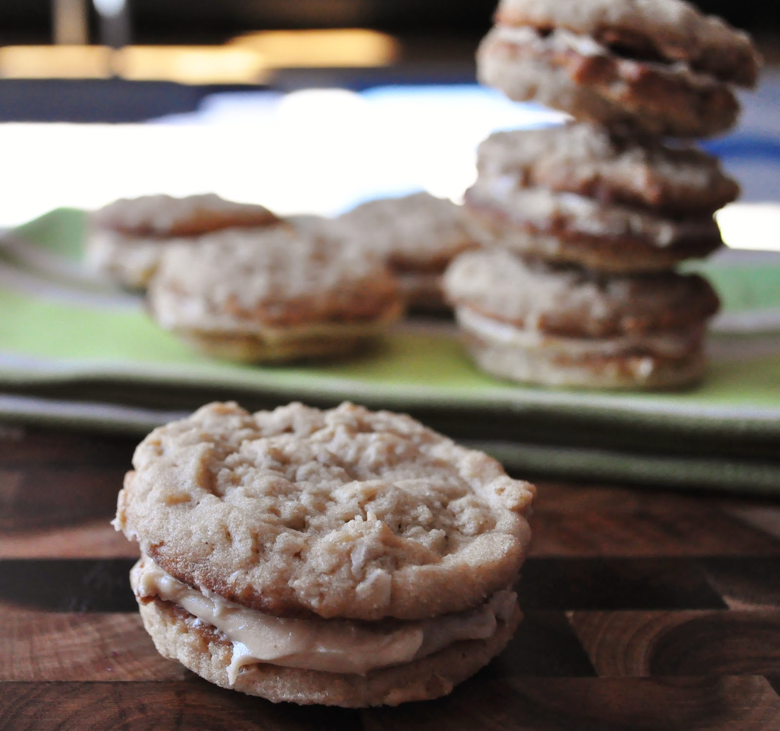 My Tiny Oven Peanut Butter Oatmeal Sandwich Cookies