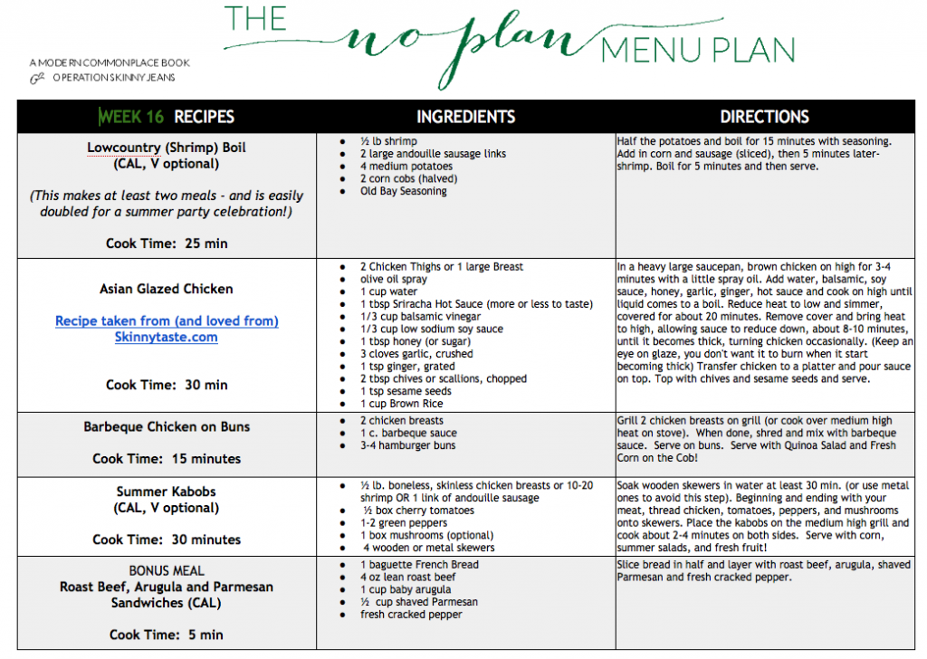 Meal Plans - Classic Menu Our Meal Plans. Created for people who love food. Designed to fit your lifestyle. You can always mix and match recipes across the full menu, regardless of your meal plan. Meal Plans - Classic Menu. Get 3 delicious recipes per week for 2 or 4 people, $ per serving.