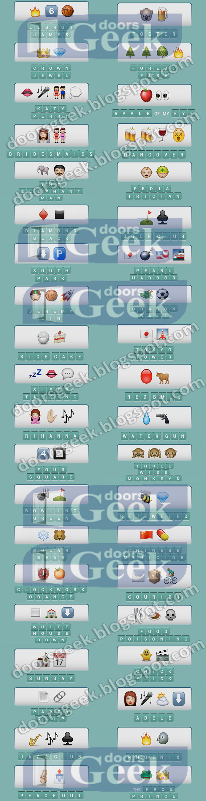 Emoji Pop [Level 20] Doors Geek