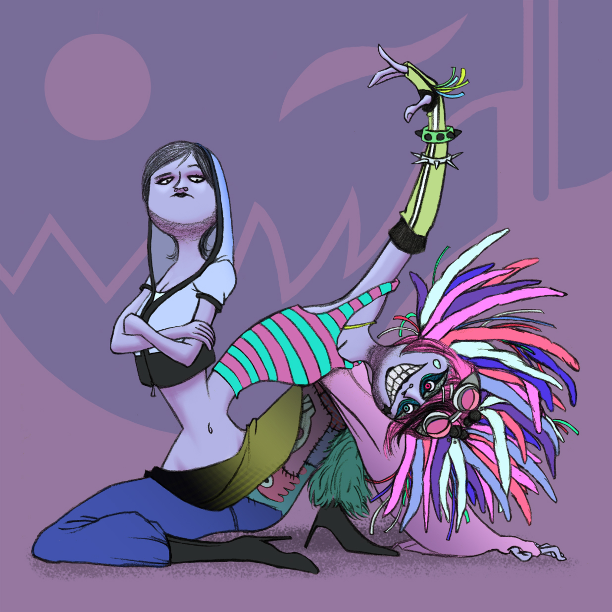 Anime Siamese Twins