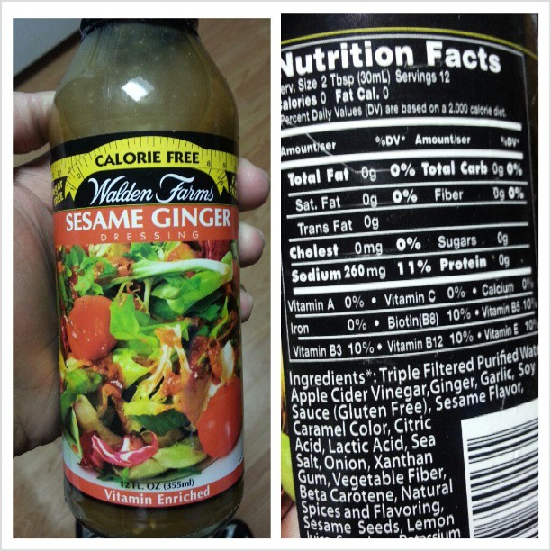 Shannon's Lightening the Load Food Find Walden Farms Sesame Ginger