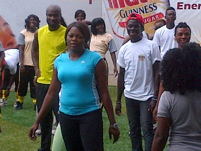 funke akindele pregnant funke+akindele+malta+guiness+celebrity+1 Funke Akindele Spotted At Malta Guinness Celeb Workout