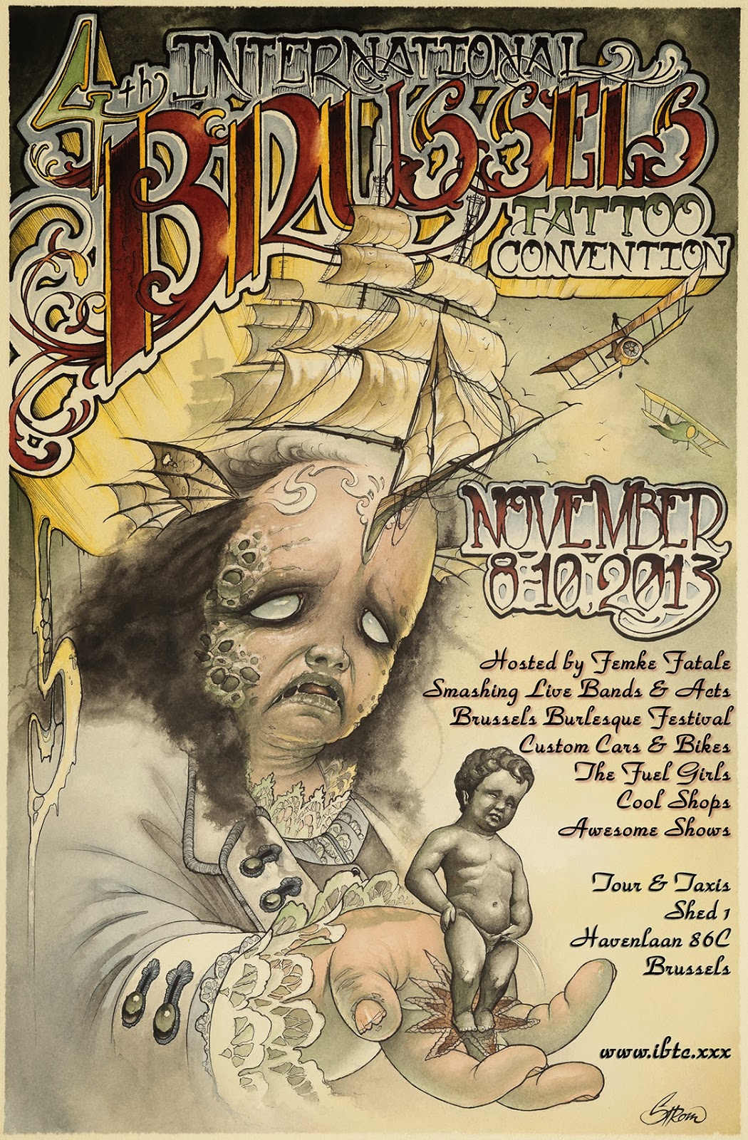 International Brussels Tattoo Convention Salon du tatouage - Convention Tatouage Bruxelles