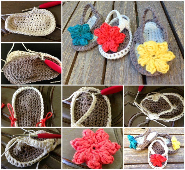 Ideas & Products: Crochet Baby Flip Flops