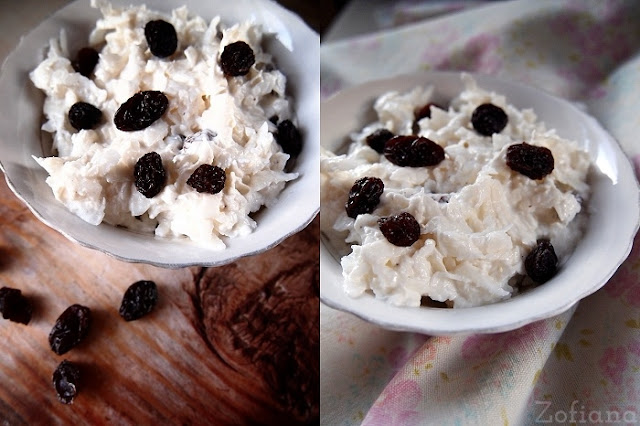 white radish and raisins salad