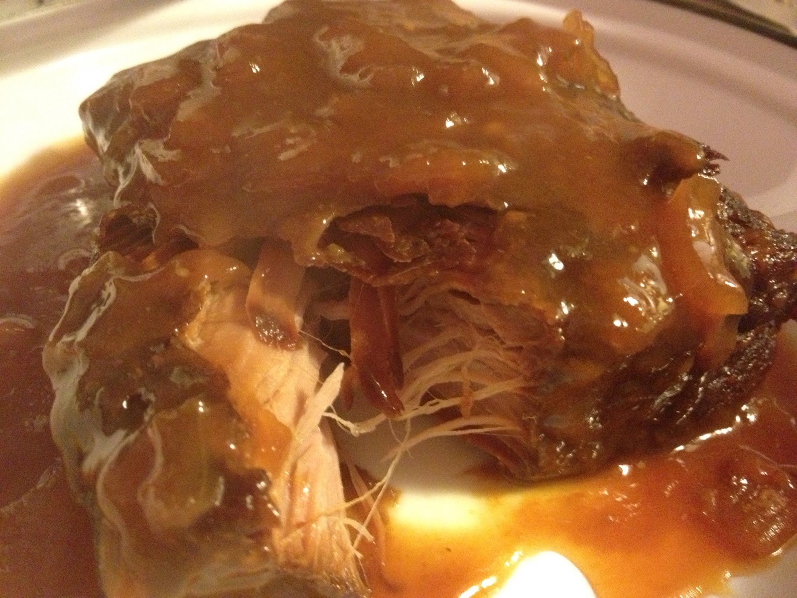 In the Kitchen & On the Run Slow Cooked Apricot Pork Roast