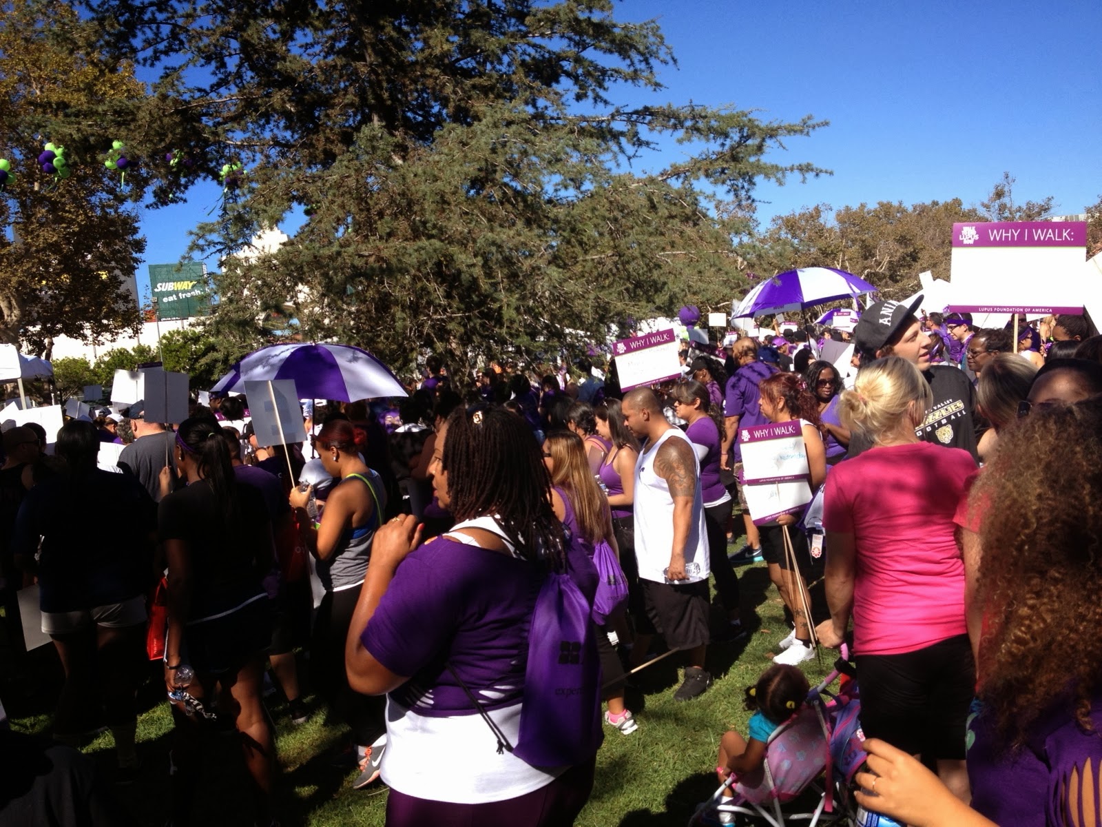 Lupus Walk Was packed with Warriors