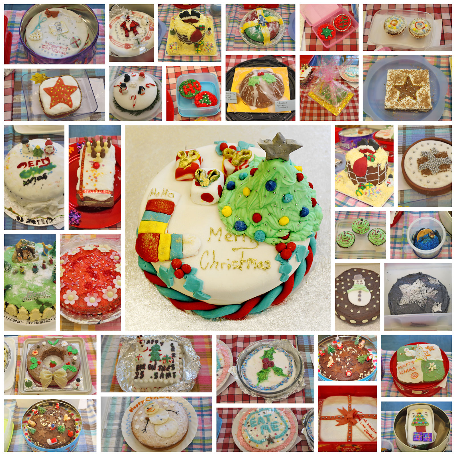 Fall cake designs Hacton News: Christmas Cake Competition