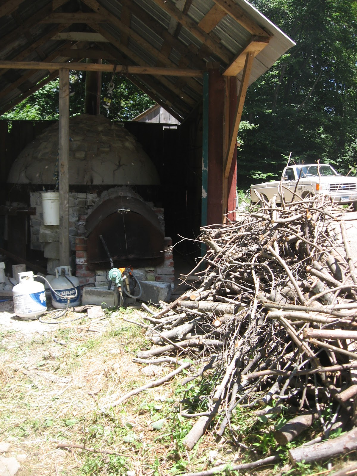 Masonry Design First forcedair wood kiln firing