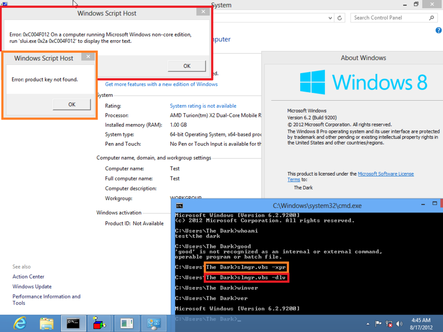 Windows 8 Build 9200 Activator Crack Free