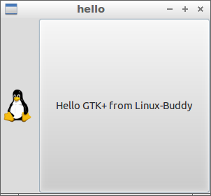 GTK+ example with image GTK+ example with image