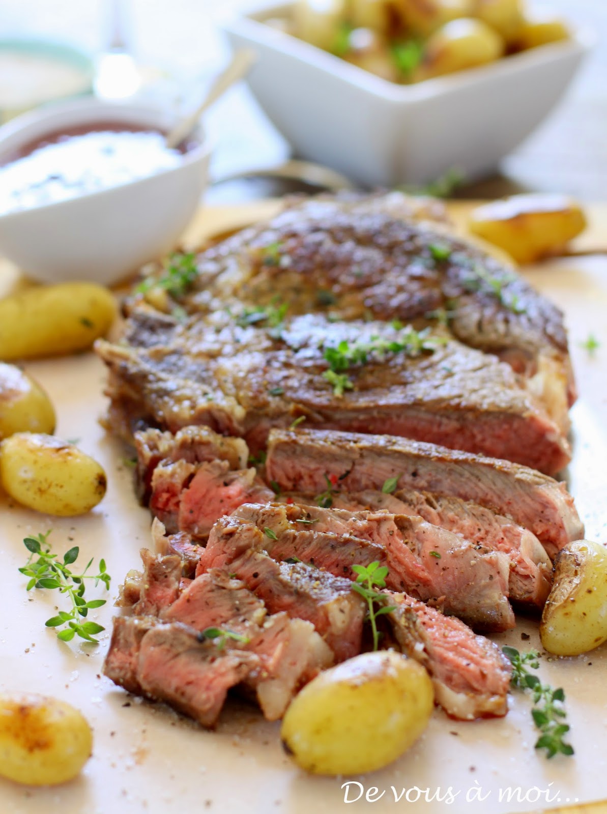 De vous à moi... ENTRECOTE SAUCE BORDELAISE