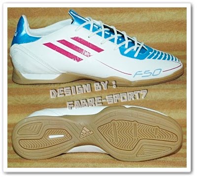 Code : Sepatu Futsal Adidas F50 Prime Hitam Lis Hijau - Datar KW Super