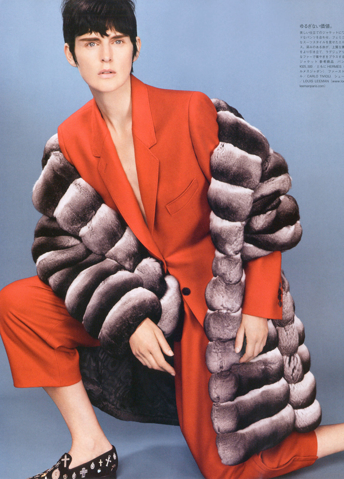 Stella Tennant by Josh Olins for Vogue Japan August 2011
