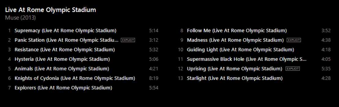 Live At Rome Olympic Stadium Muse Itunes Plus Aac M4a 256kbps Mega Download No Mp3 320kbps Immigrant Rocks immigrant rocks blogger
