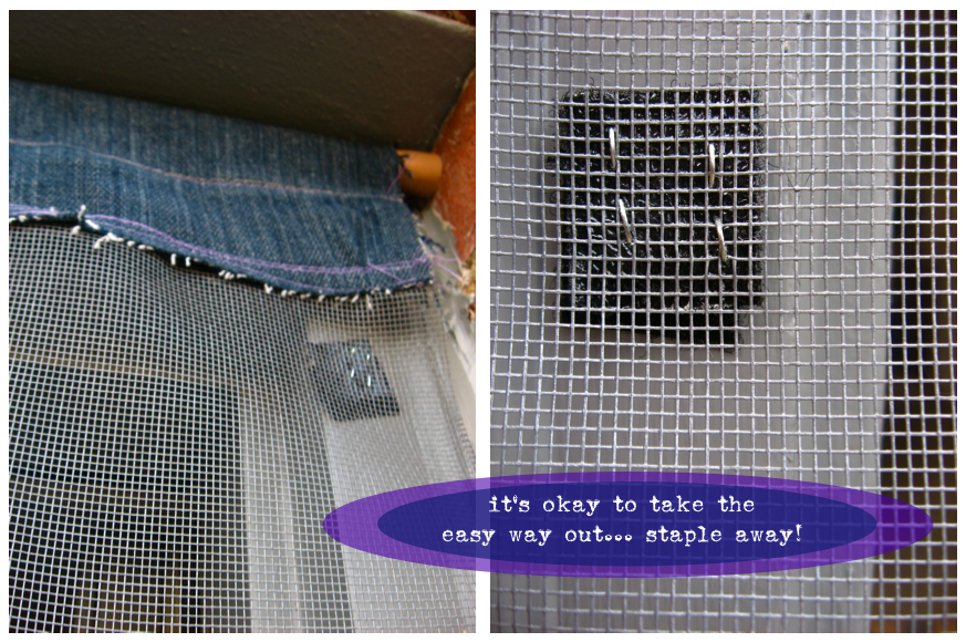 glass huff full Jerry Rigging Summer (or) 7 Screen Door