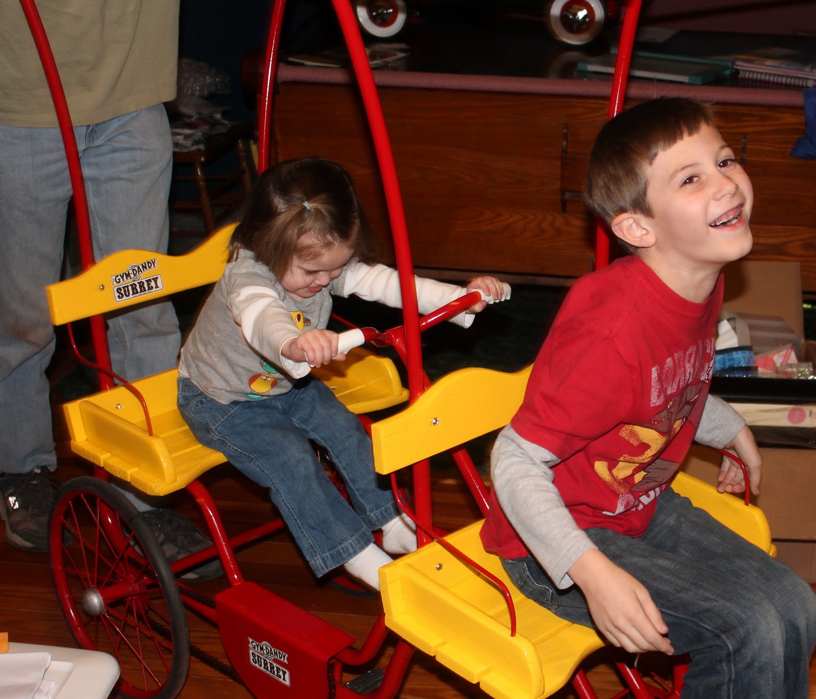 GYM DANDY SURREY REPLACEMENT DECALS SET ART LINKLETTER Pedal Cars Pre