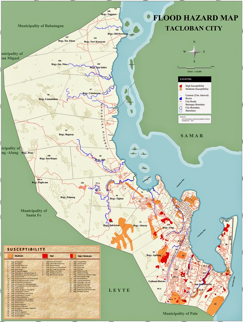 Cabalawan Tacloban City Map Leomap: Map Of Tacloban City(Eastern Visayas)