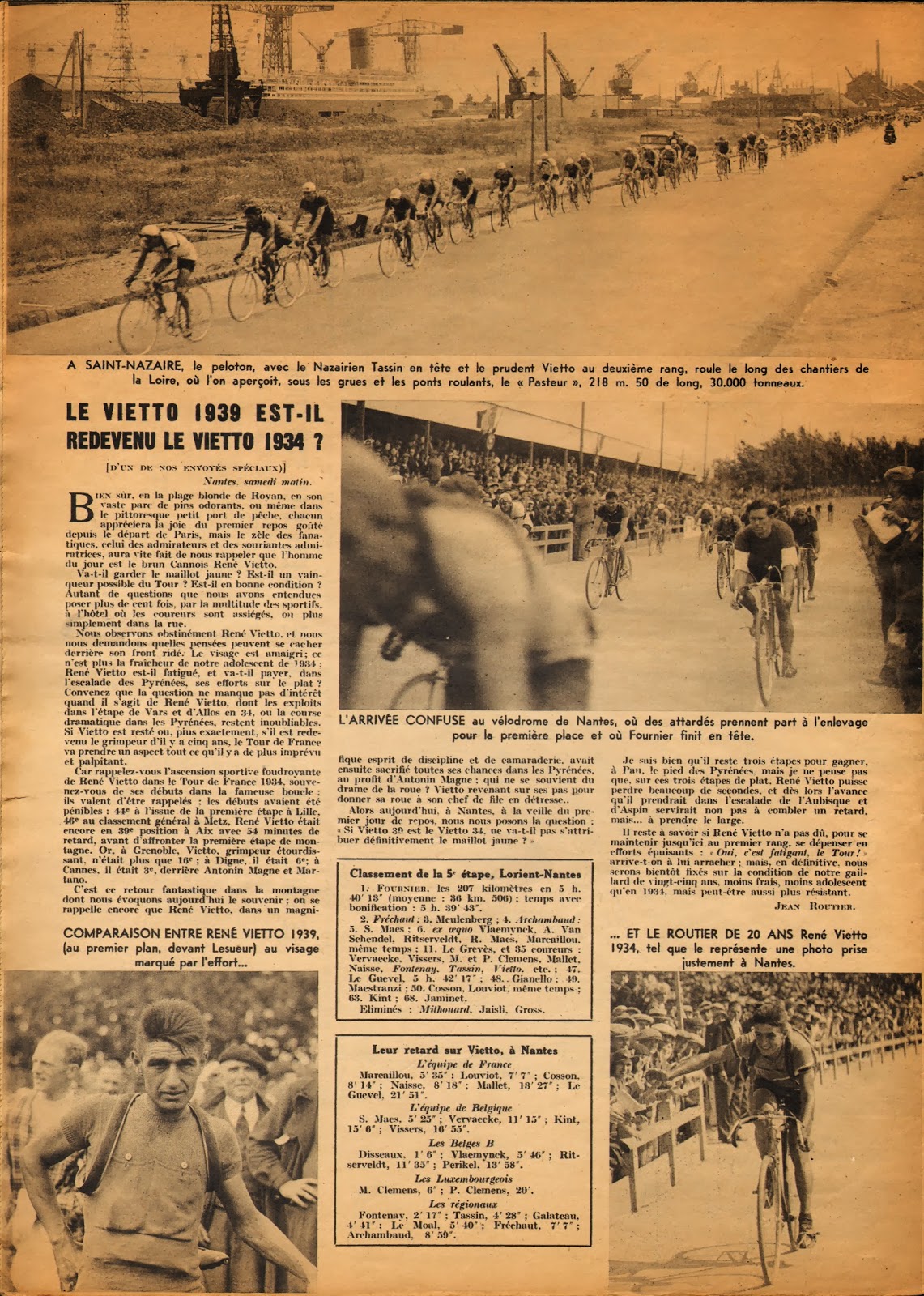 Cycling Passions 33rd Tour de France 1939