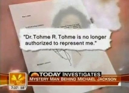 "Doctor" Tohme  was fired months before Michael's death.