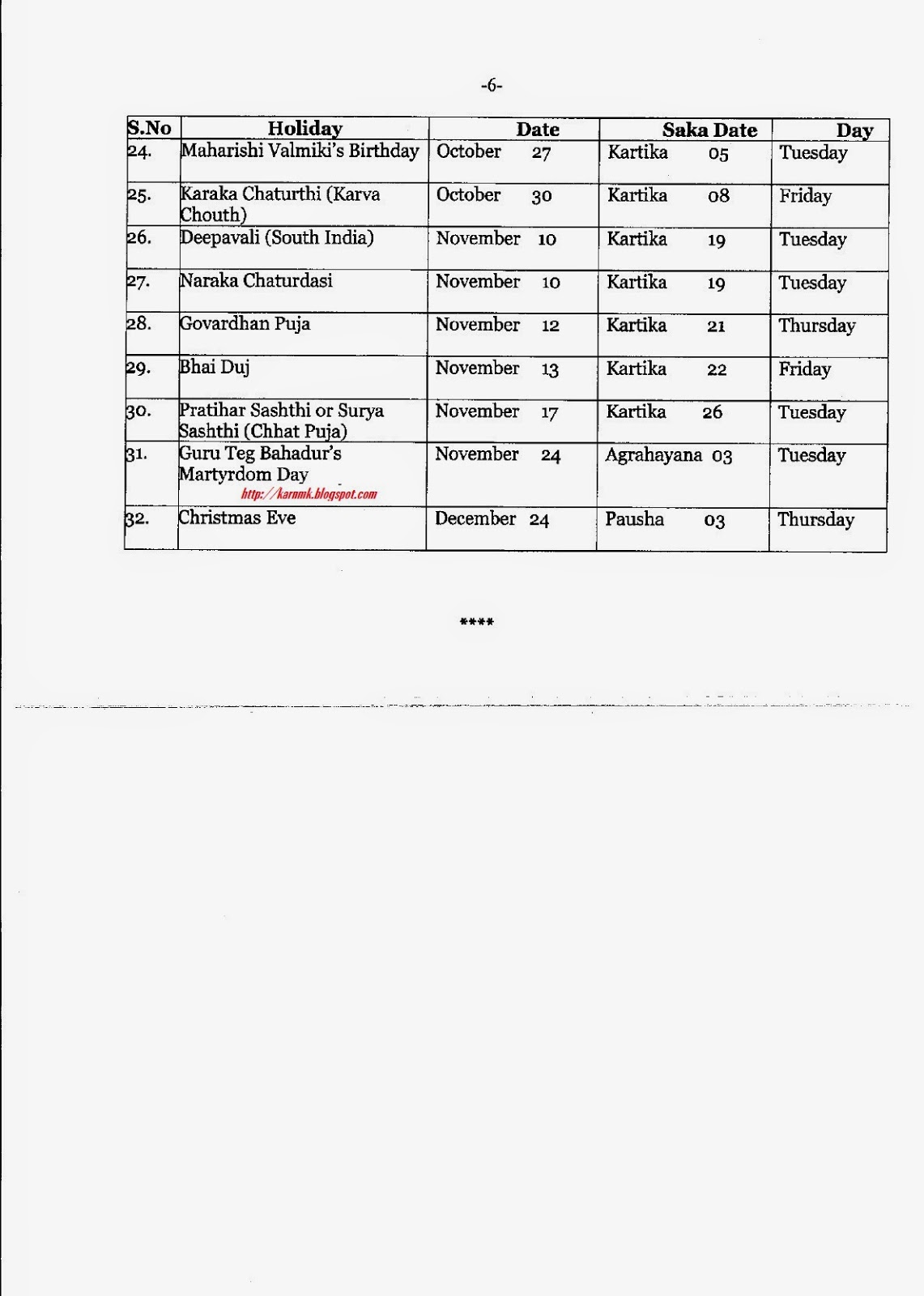 document list government holidays document list government holidays
