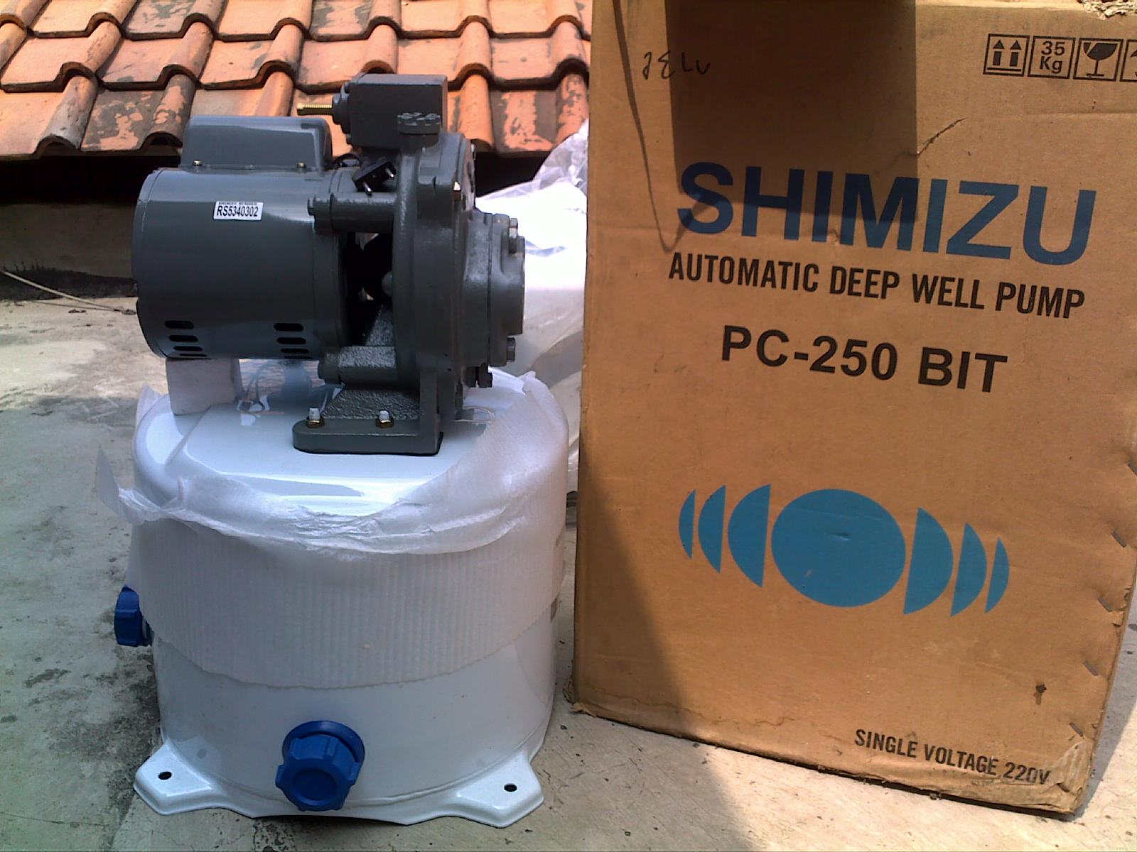 Pompa Air jet pump Shimizu PC-250-BIT ~ cara memperbaiki Pompa Air yang