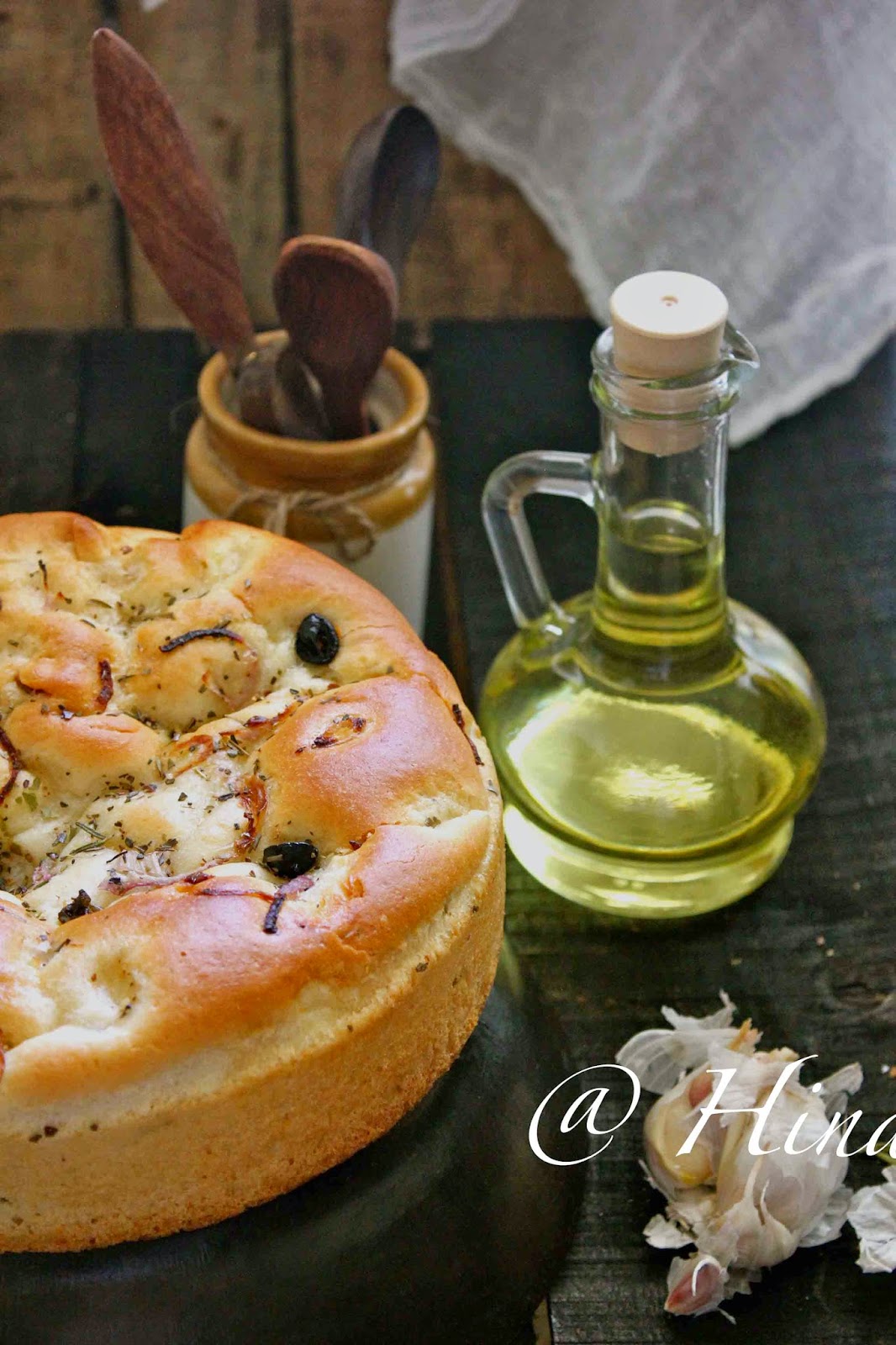 Roasted Onion, Garlic and Rosemary Focaccia Fun FOOD and Frolic