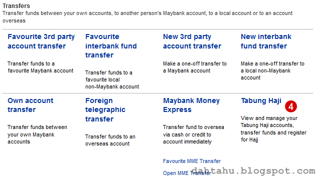 Maybank2u Maybank Transfer ke Tabung Haji 2-4 Maybank2u Maybank Transfer ke Tabung Haji 2-4