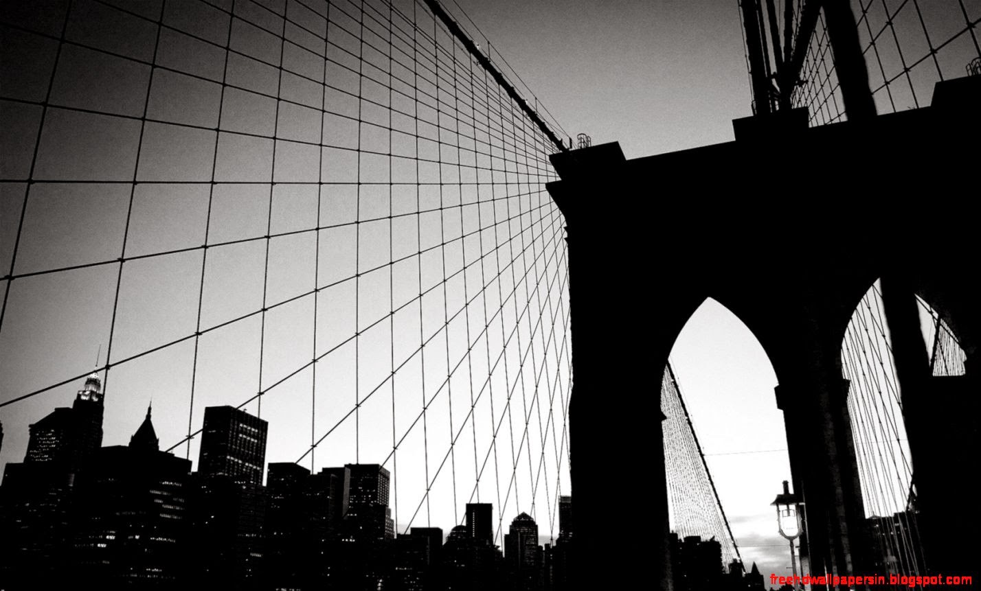 bridges brooklyn bridge monochrome HD Wallpaper Architecture bridges brooklyn bridge monochrome HD Wallpaper Architecture