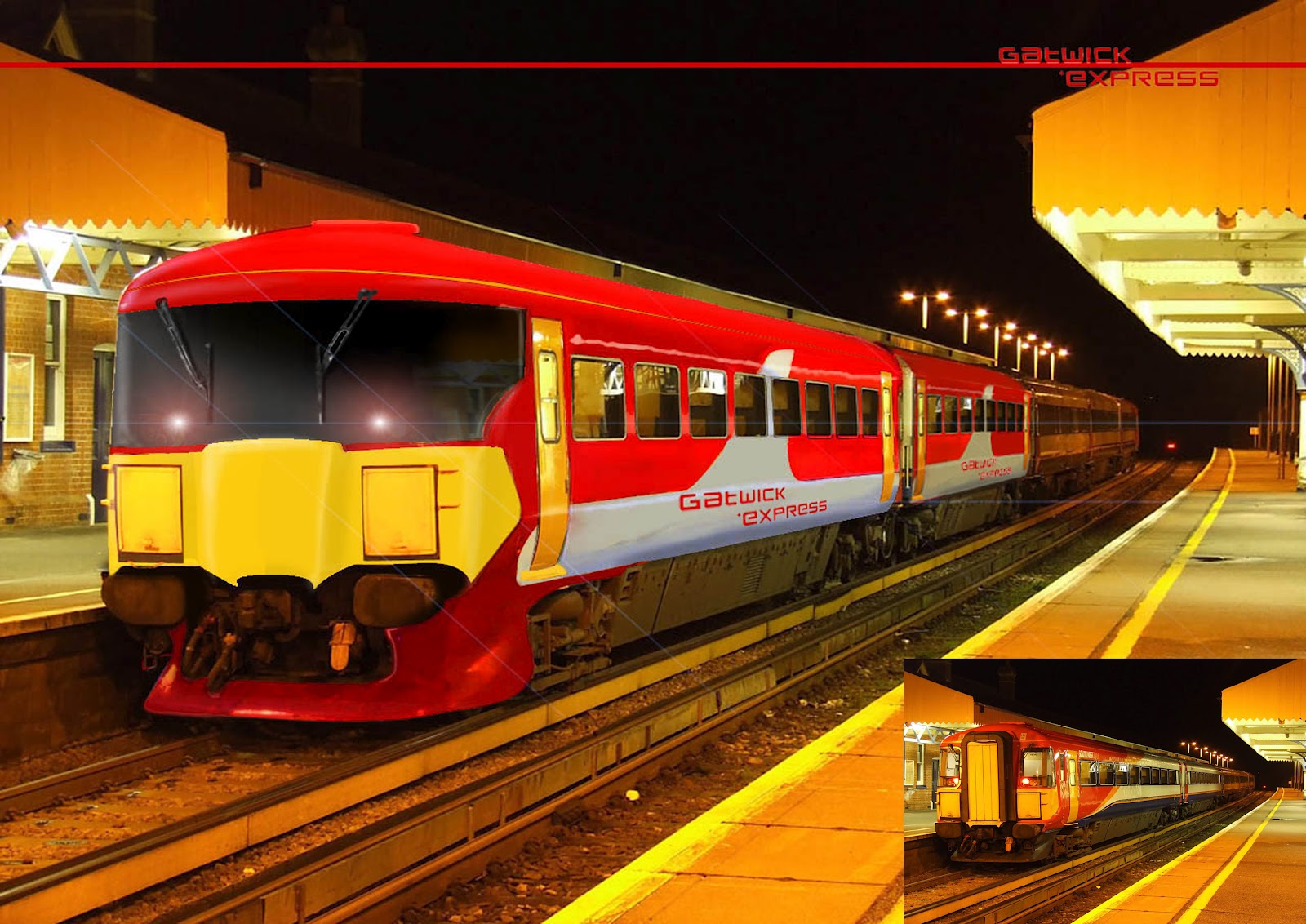 The breif was to redesign this class 442 train, but restraints meant ... Classic