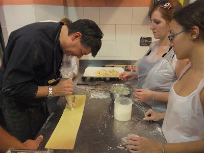homemade ravioli, florence italy, cooking class