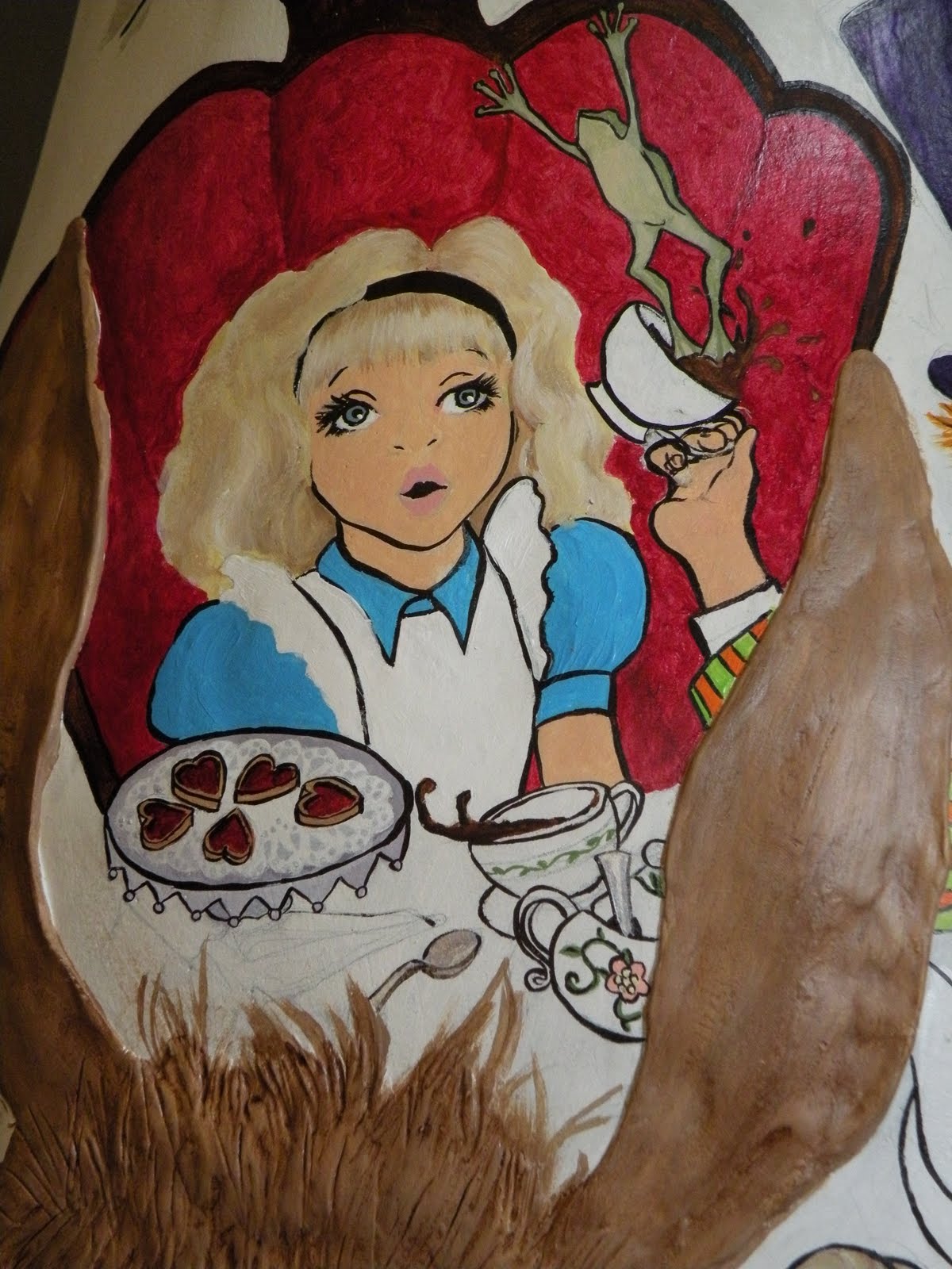 busylittleelf: Garden Gnome Update - The Painting Continues