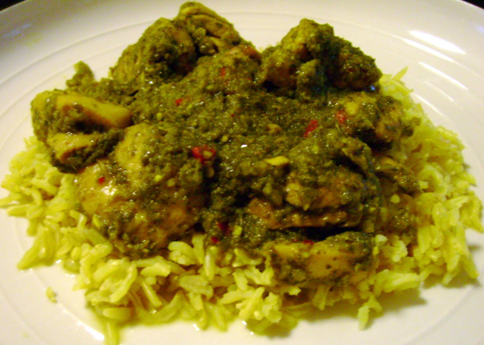 The Perfect Recipe Project Green Chicken Curry