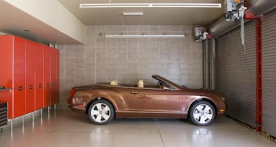 Unique and Modern Garage Design Inspiration with Floor to Ceiling Window