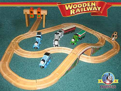Island of Sodor wooden railway Thomas and his friends Spencer the tank engine Edward the Great Set