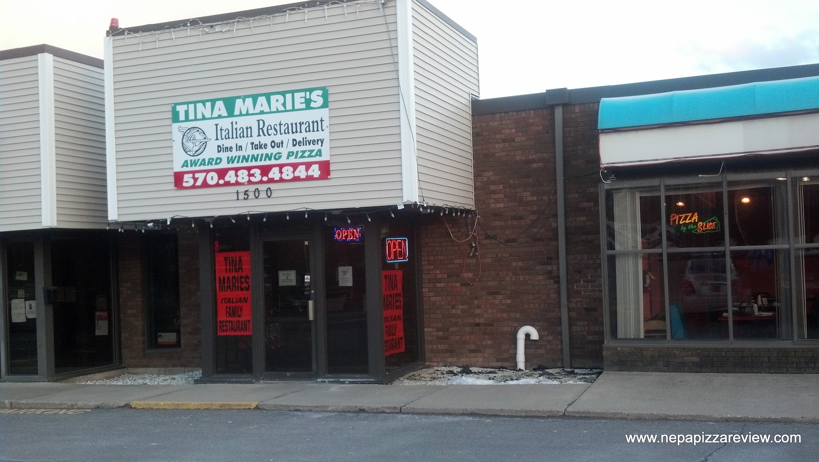 Tina Marie's Italian Restaurant Dickson City, PA NEPA Pizza Review