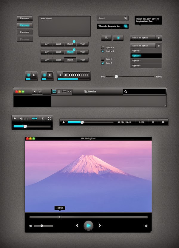 Black UI Kit Black UI Kit