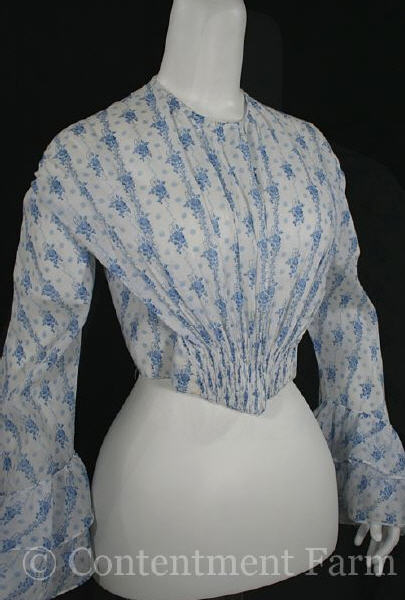 1850s Starched Cotton And Lace Collar - Sew Historically