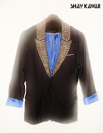 STUDDED  TUXEDO JACKET