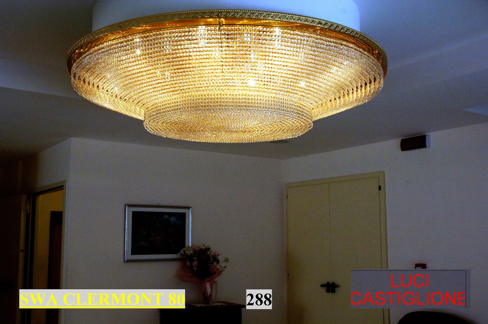 Ersatzteile und kronleuchtern aus murano glas: lampadari per alberghi