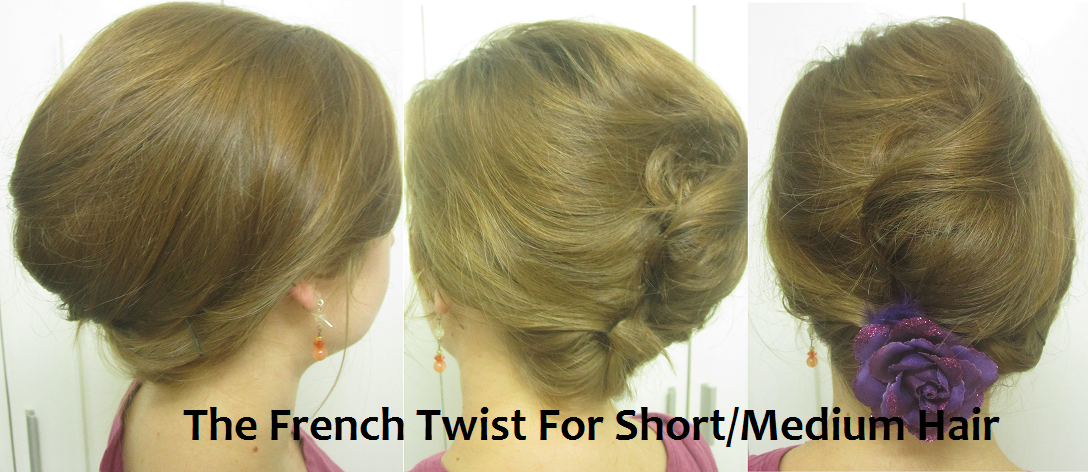 Crafty Chicky French Twist For Short Hair