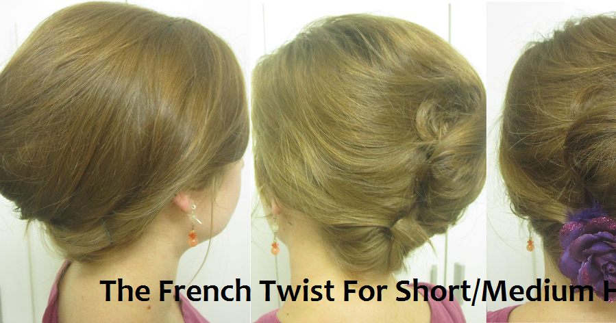 Crafty Chicky French Twist For Short Hair